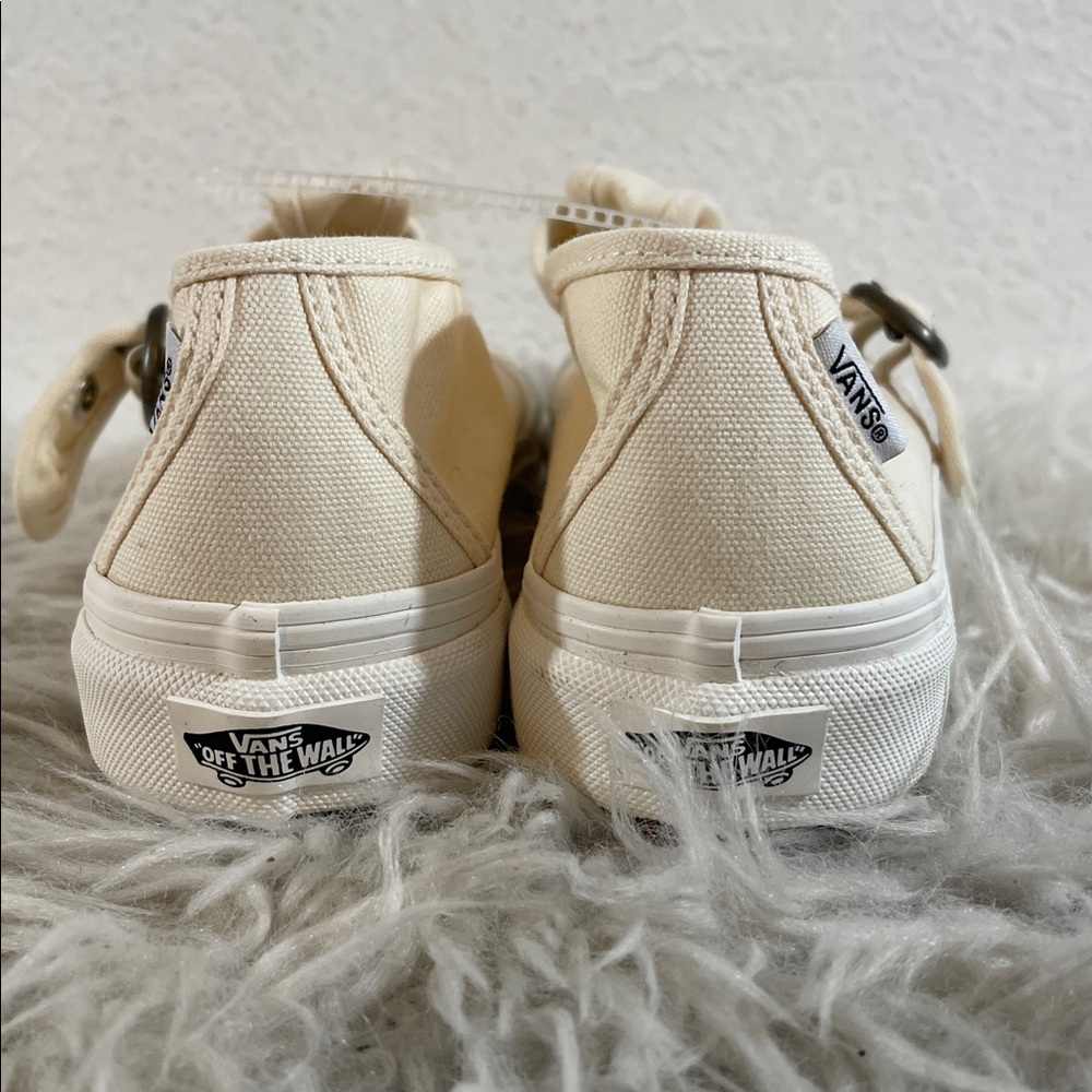 VANS Mary Jane Style 93 Buckle Strap Women’s Shoes White Canvas Size 9.5 NEW - Picture 6 of 15